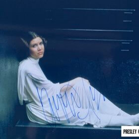 Carrie Fisher Princess Leia Signed Photo