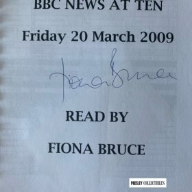 Fiona Bruce Autograph