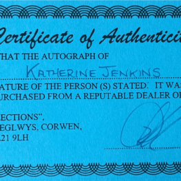Katherine Jenkins Autograph
