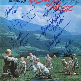 Julie Andrews Autographed The Sound of Music Picture Book