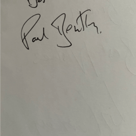 Paul Bentley Autograph