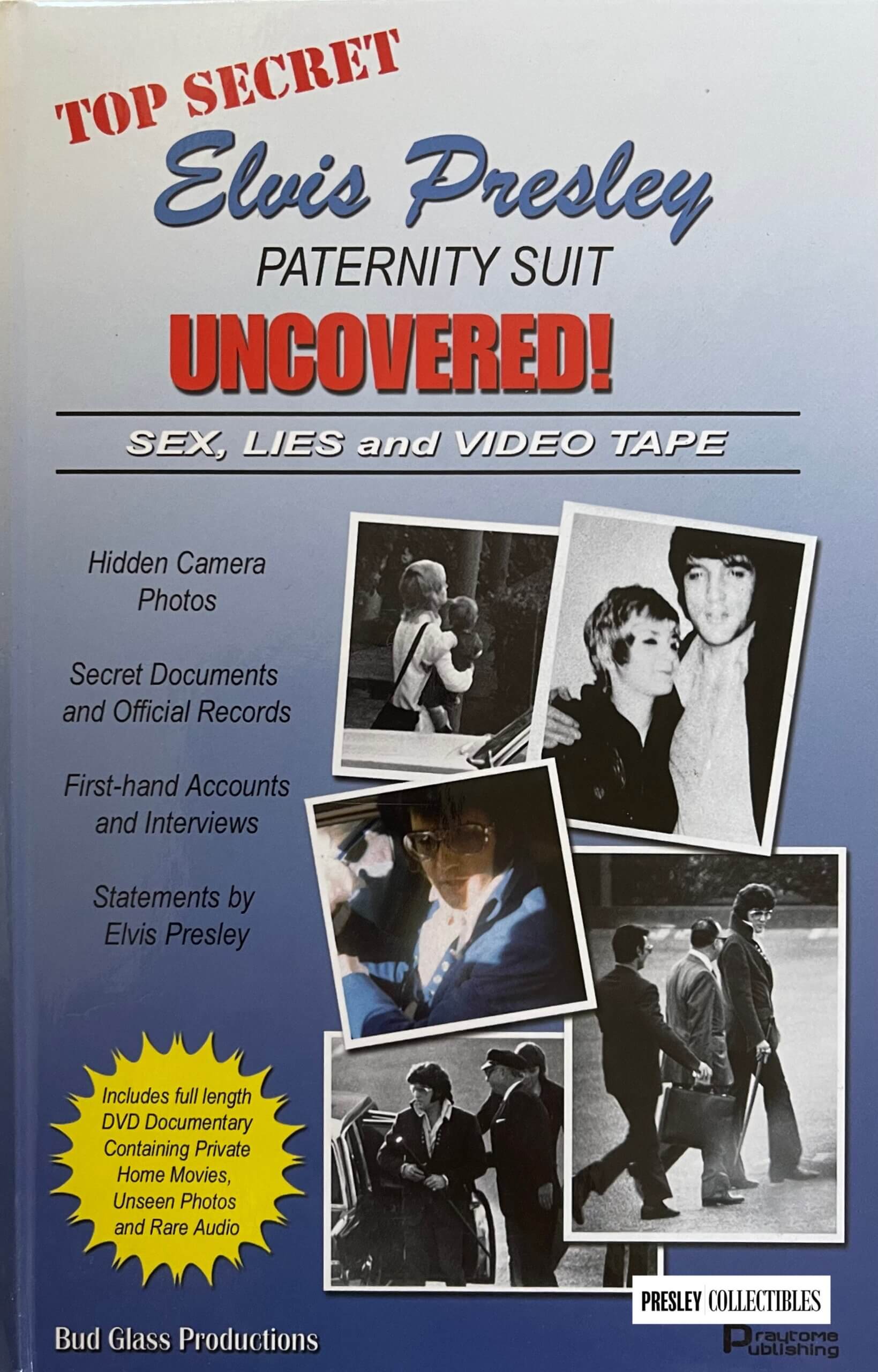 Elvis Presley Paternity Suit Book and picture