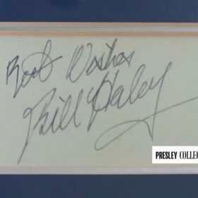 Bill Haley Autograph