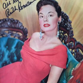 Ruth Roman Autograph