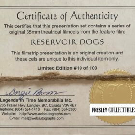 Reservoir Dogs Original Memorabilia