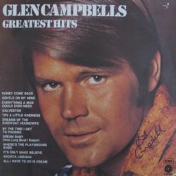 Glan Campbell hand signed "Greatest Hits" LP