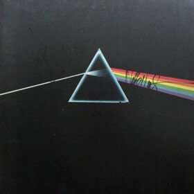 Pink Floyd Fully Hand Signed Dark Side of The Moon LP