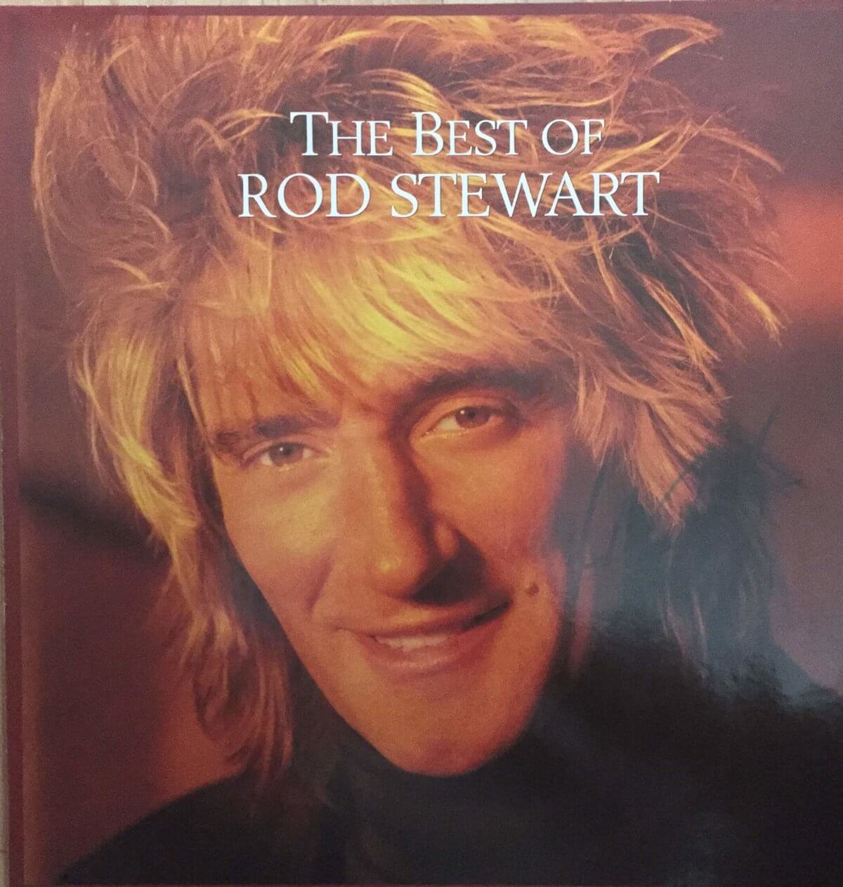 Rod Stewart Hand Signed The Best of Rod Stewart LP