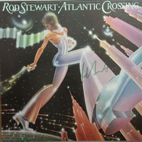 Rod Stewart Hand Signed Atlantic Crossing LP