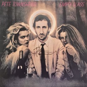 Pete Townshend Hand Signed Empty Glass LP
