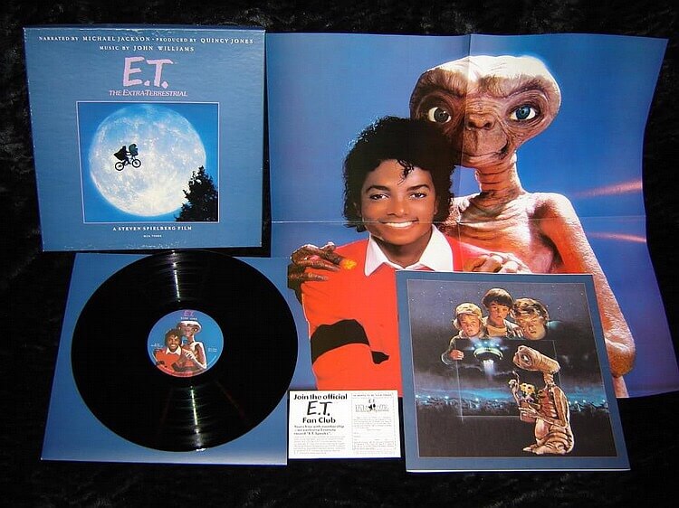 Michael Jackson Rare Banned E.T. Story Book - Presley Collectibles