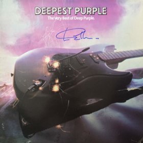 Ian Gillan Hand Signed Deepest Purple LP