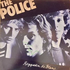 Sting Hand Signed The Police Reggatta De Blanc LP