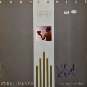 Dave Stewart Hand Signed Sweet Dreams Are Made of This LP