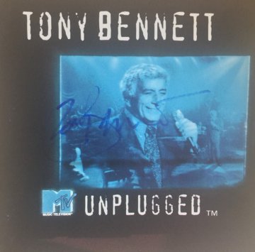 Tony Bennett Hand Signed MTV Unplugged CD