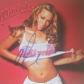 Mariah Carey Hand Signed Heartbreaker CD Single