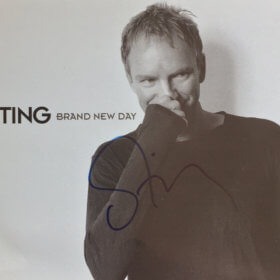 Sting Hand Signed Brand New Day CD Single