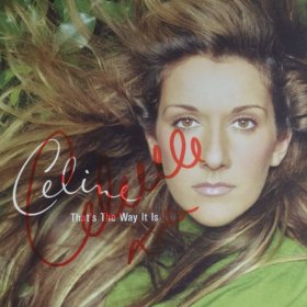 Celine Dion Hand Signed That's The Way It Is CD Single