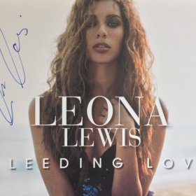 Leona Lewis Hand Signed Bleeding Love CD Single