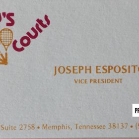 Presley Center Courts Business Cards