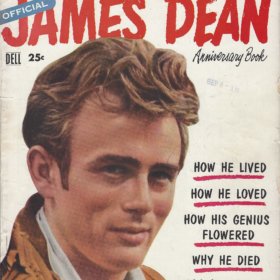 James Dean Official Anniversary Book Dell 1956