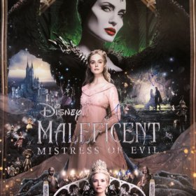 Maleficent 2 Angelina Jolie Signed Poster
