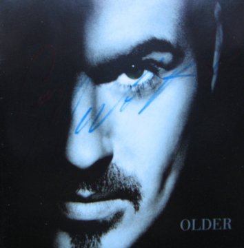 Rare hand signed George Michael Older CD