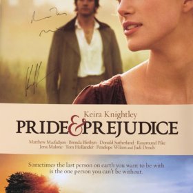 Keira Knightley Autographed Poster