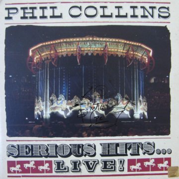 Phil Collins Hand Signed LP
