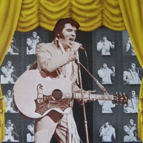 Elvis Presley Gold Curtain Menu 1971