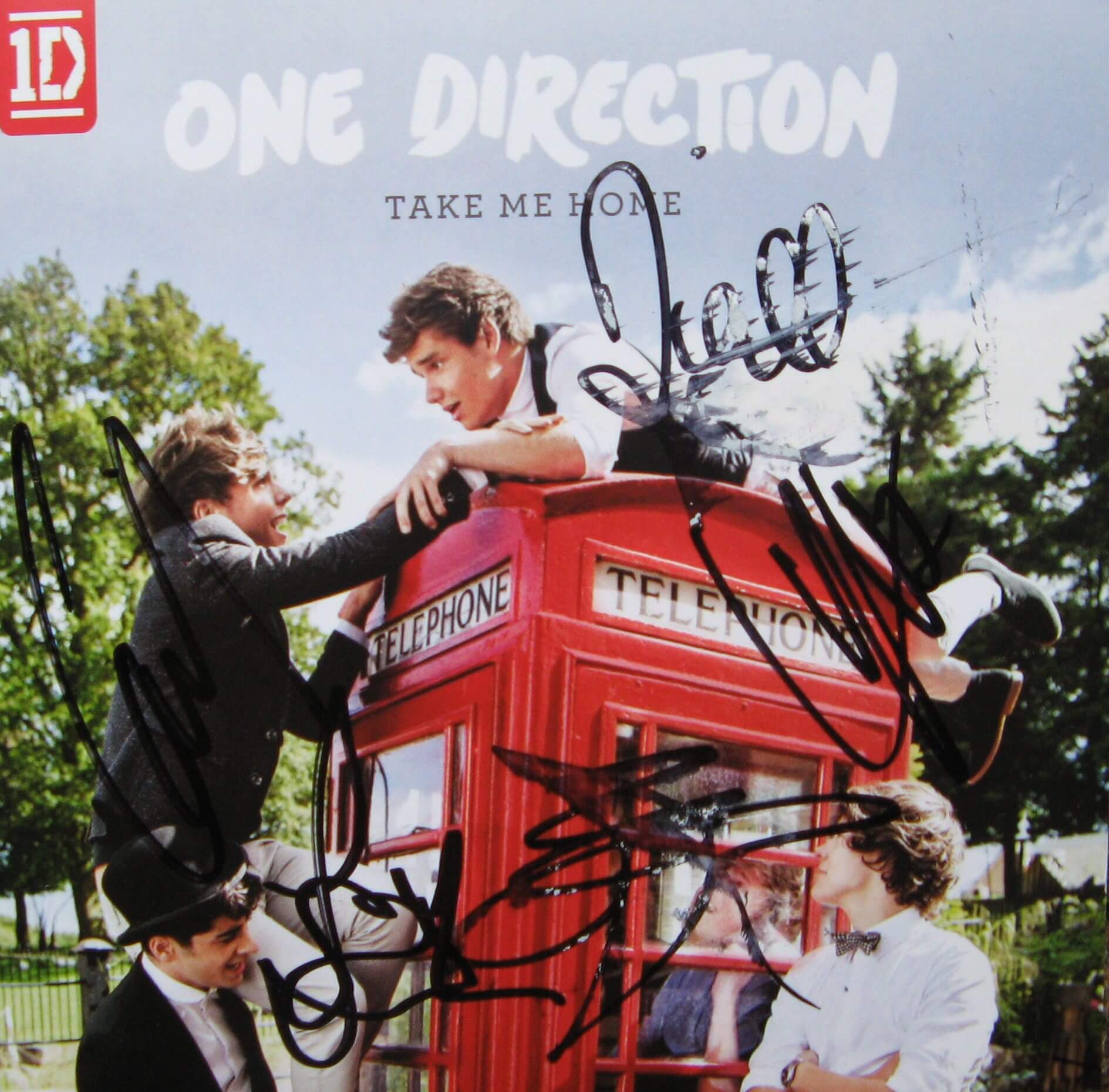 One Direction Take Me Home Signed new exclusive high-end.