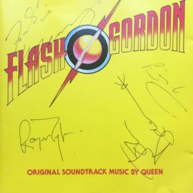Queen Fully Hand Signed Flash Gordon OST CD