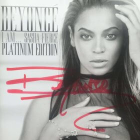 Beyonce Autographed CD