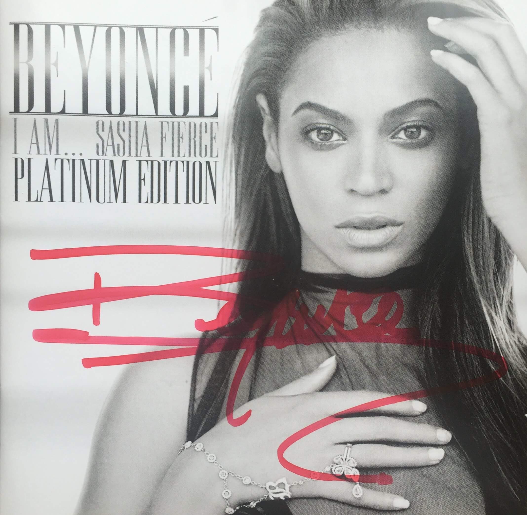 Autógrafo firmado Beyonce Me Myself I Vinilo COA -  España
