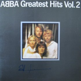 Benny Andersson Hand Signed ABBA Greatest Hits Vol. 2 LP