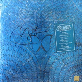 Carlos Santana Signed Borboletta LP