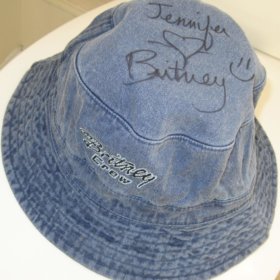 Britney Spears Hand Signed and Inscribed Hat