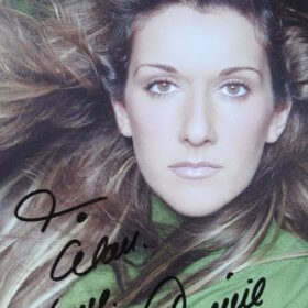 Celine Dion Autograph