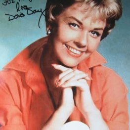 Doris Day Hand Signed
