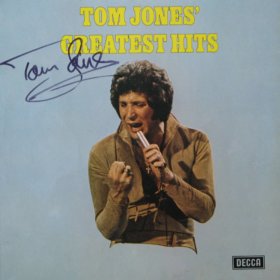 Tom Jones Hand Signed Greatest Hits LP