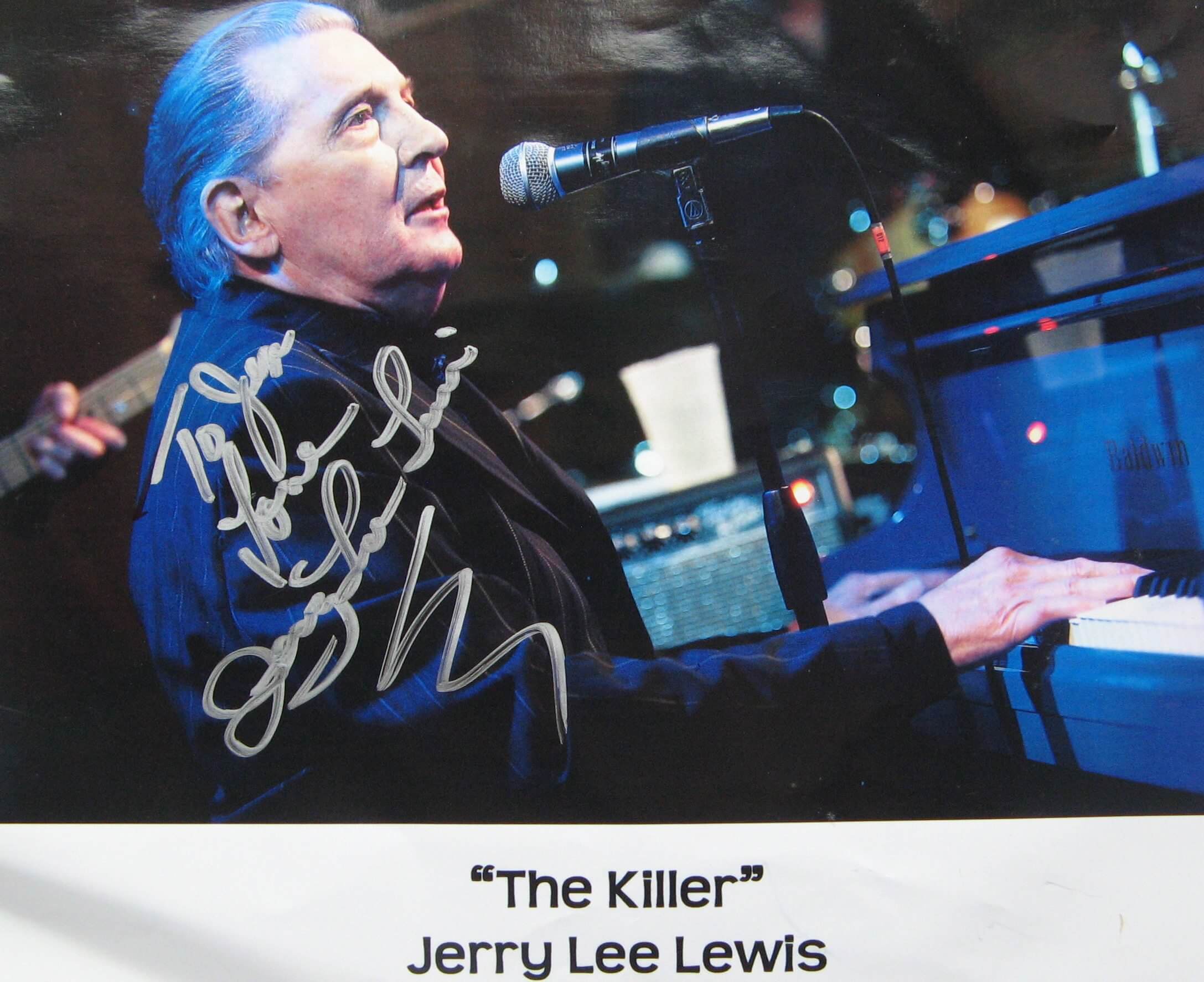 JERRY LEE LEWIS 1 autographed signed photo copy REPRINT 