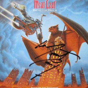 Bat Out Of Hell II: Back Into Hell CD - Meat Loaf Autograph