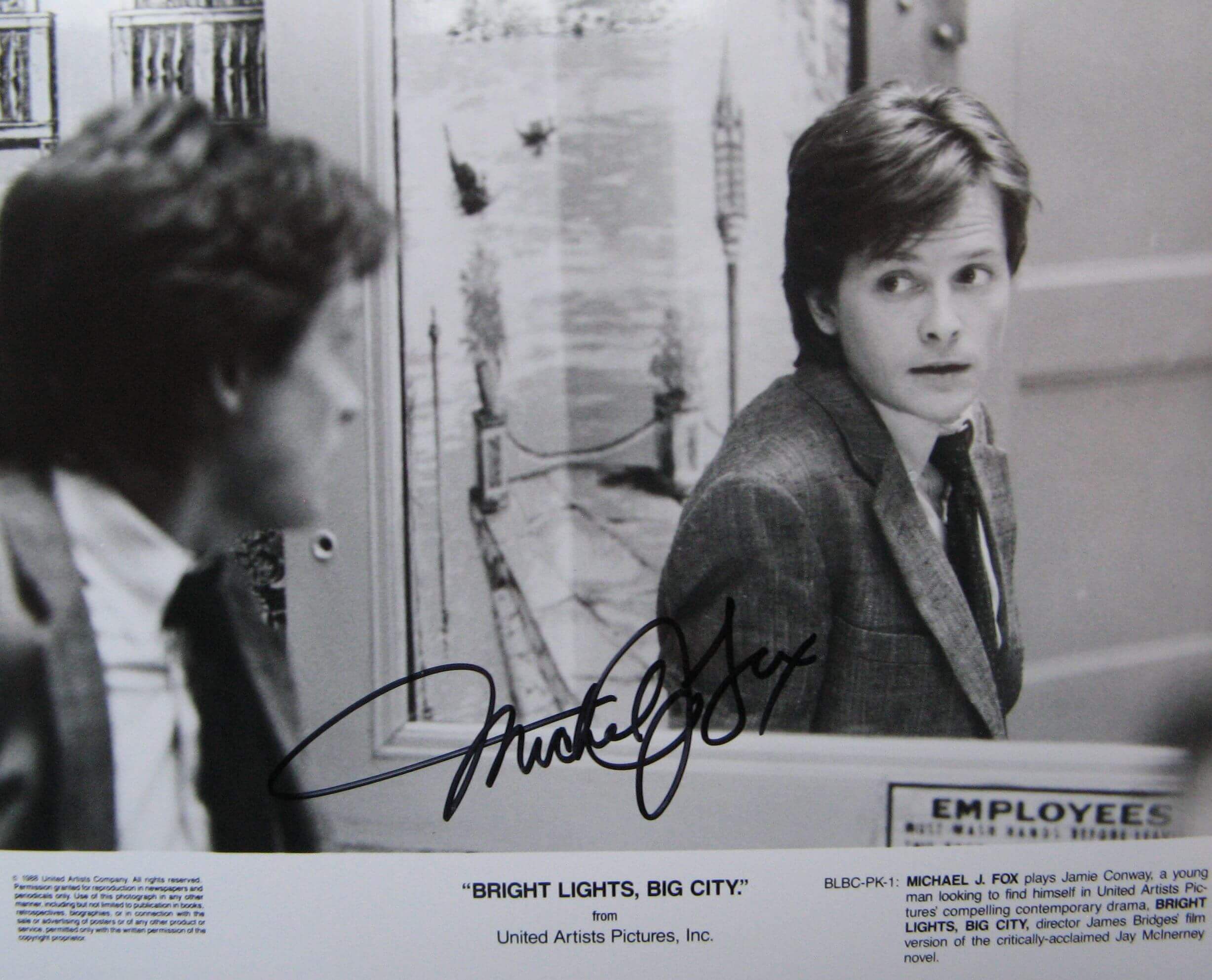 FOX 3 autograph autographed signed photo copy REPRINT MICHAEL J 