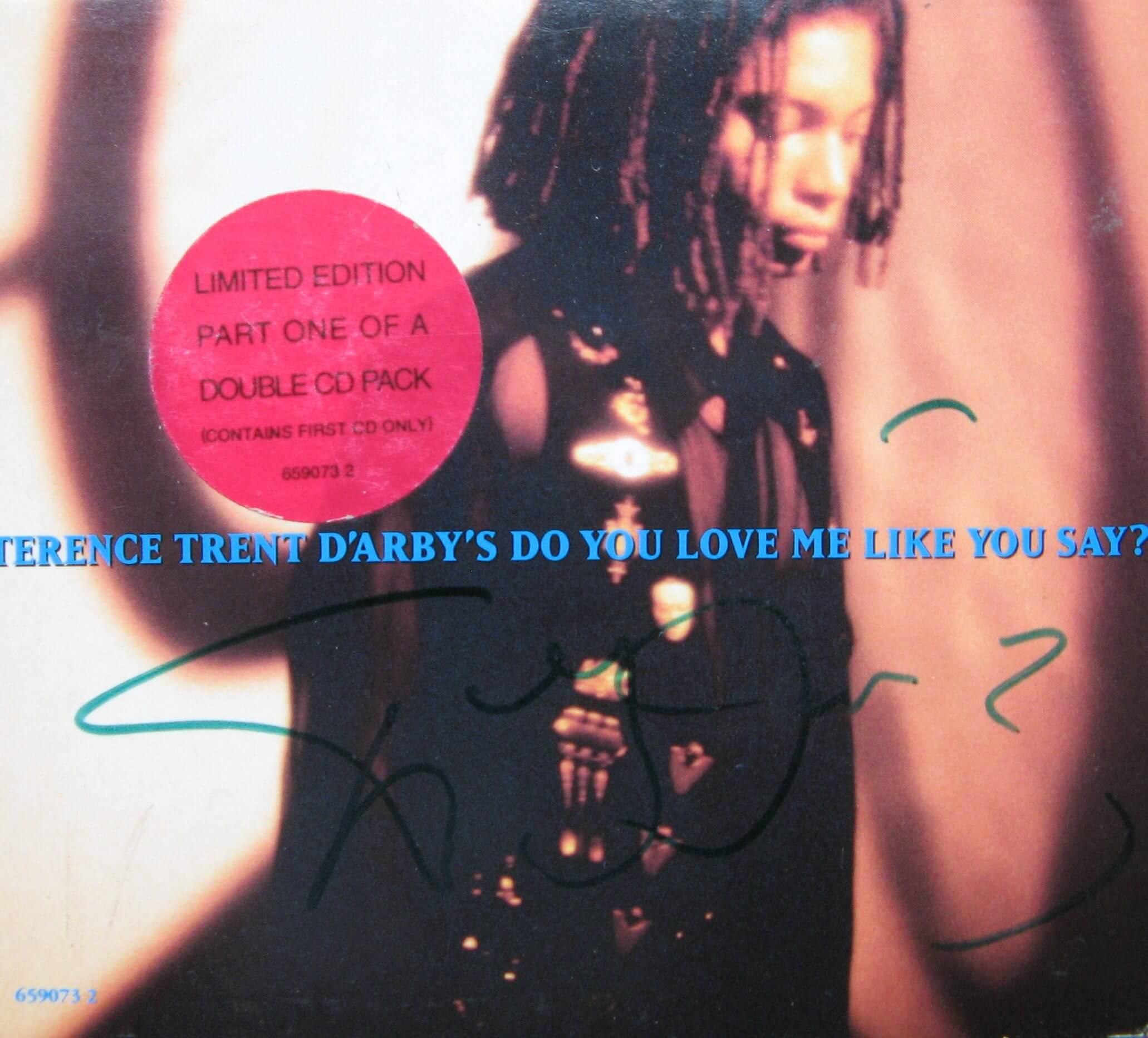 Terence Trent D Arby Hand Signed Do You Love Me Like You Say Cd