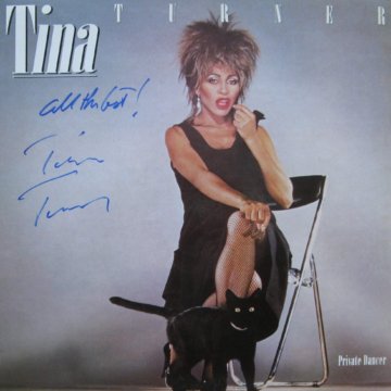 Tina Turner Hand Signed Private Dancer LP