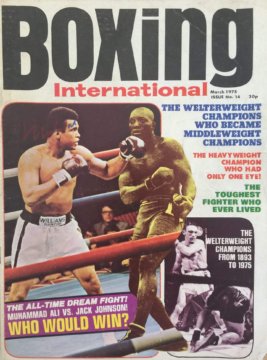 Muhammad Ali: Hand Signed "Boxing International" Magazine March 1975