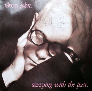 Elton John: Hand Signed "Sleeping With The Past" LP