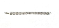 A double strand rhinestone bracelet owned by Marilyn Monroe.