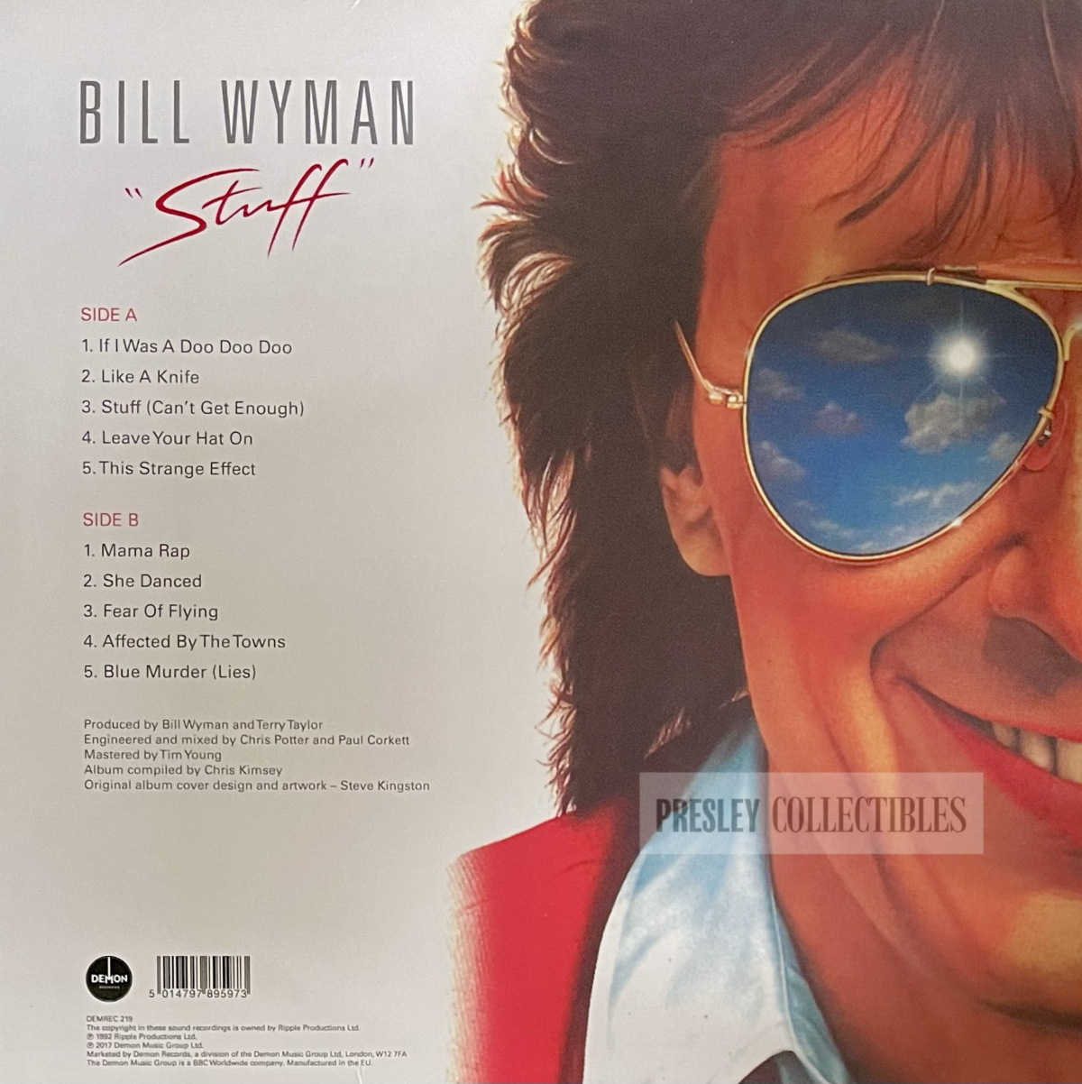 Bill Wyman Stuff Signed