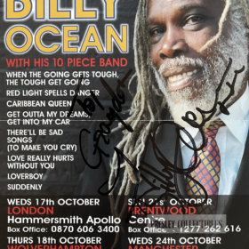 Billy Ocean Autograph